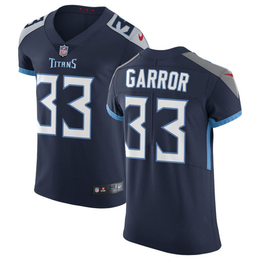 Eric Garror Men's Nike Navy Tennessee Titans Vapor Untouchable Custom Elite Jersey