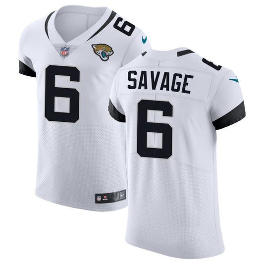 Darnell Savage Men's Nike White Jacksonville Jaguars Vapor Untouchable Elite Custom Jersey