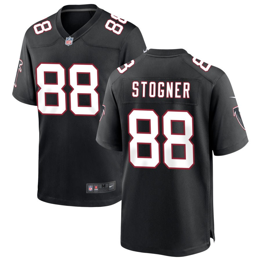 Austin Stogner Men's Nike Black Atlanta Falcons Throwback Custom Game Jersey