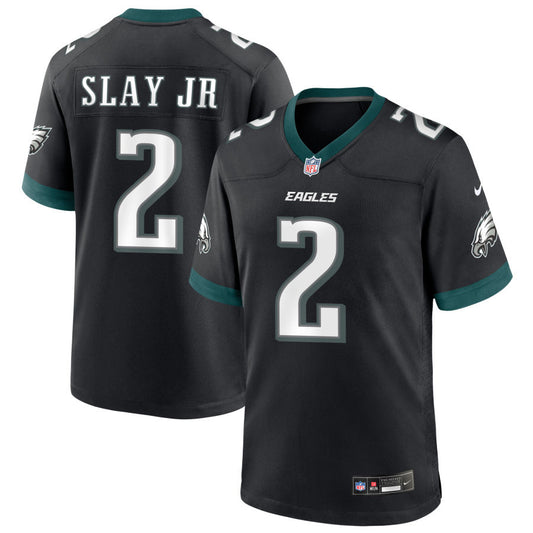 Darius Slay Jr Men's Nike Black Philadelphia Eagles Alternate Custom Game Jersey