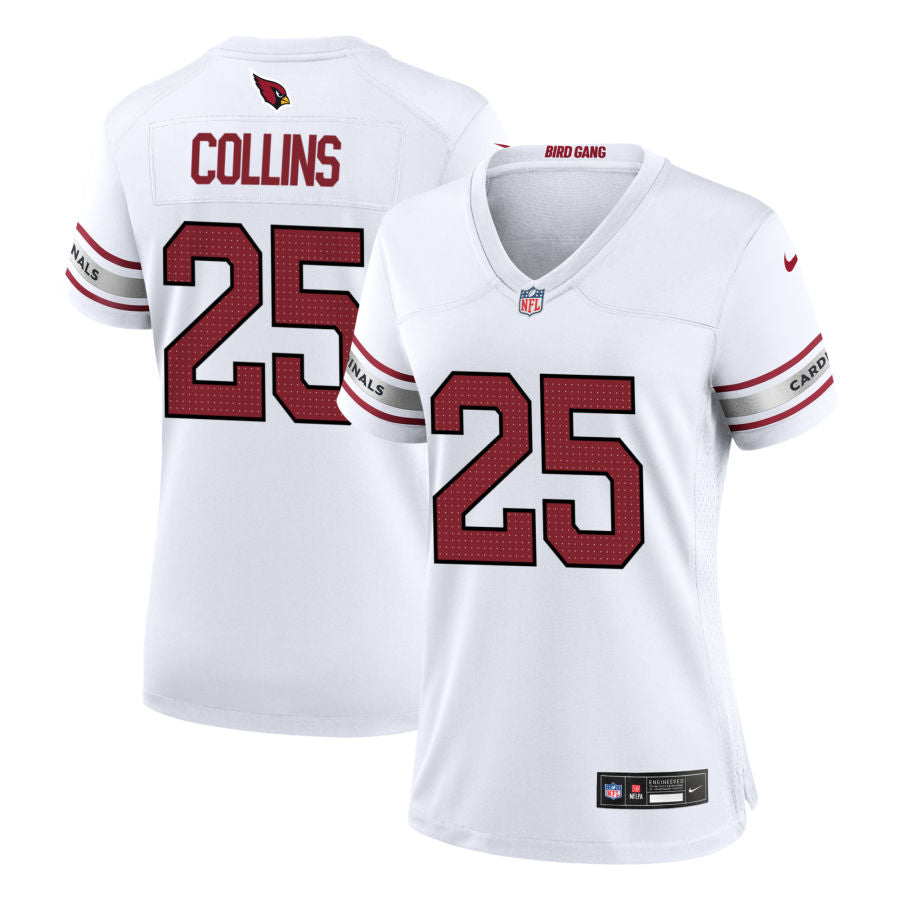 Zaven Collins Women's Nike White Arizona Cardinals Custom Game Jersey