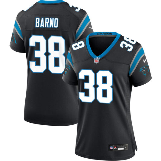 Amare Barno Women's Nike Black Carolina Panthers Custom Game Jersey