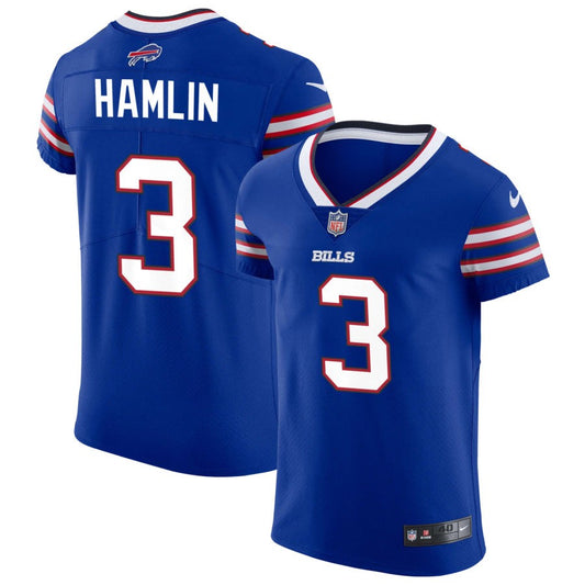 Damar Hamlin Men's Nike Royal Buffalo Bills Vapor Elite Custom Jersey