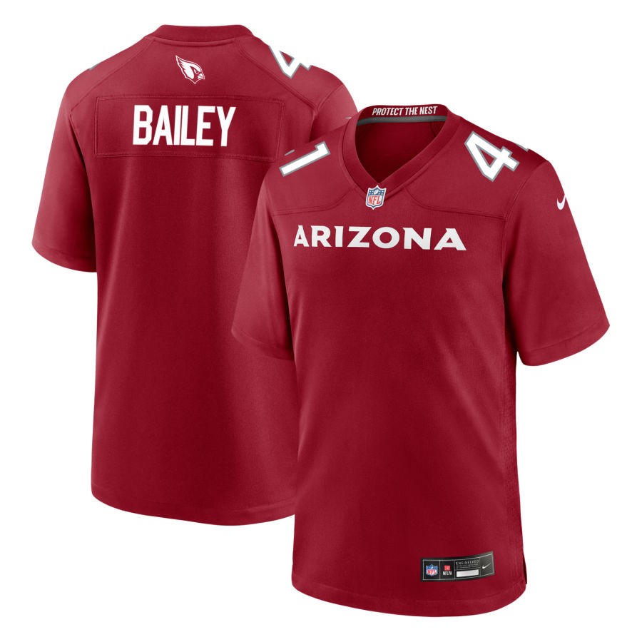 Markus Bailey Men's Nike Cardinal Arizona Cardinals Custom Game Jersey