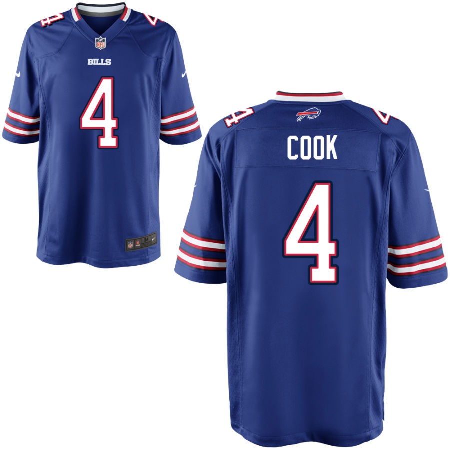 James Cook Youth Nike Royal Buffalo Bills Custom Game Jersey