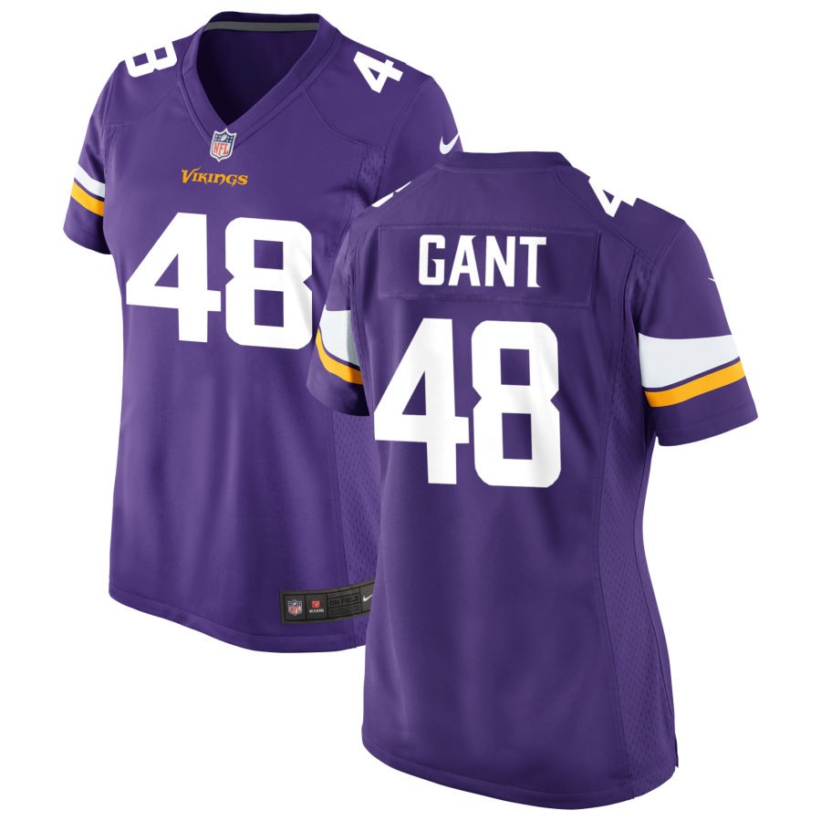 Dallas Gant Women's Nike Purple Minnesota Vikings Custom Game Jersey