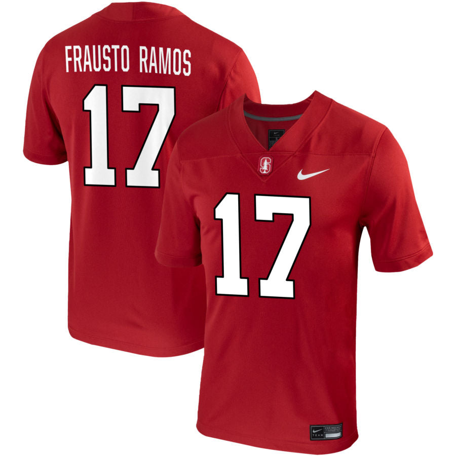 Jshawn Frausto Ramos Men's Nike Cardinal Stanford Cardinal Pick-A-Player NIL Replica Football Jersey