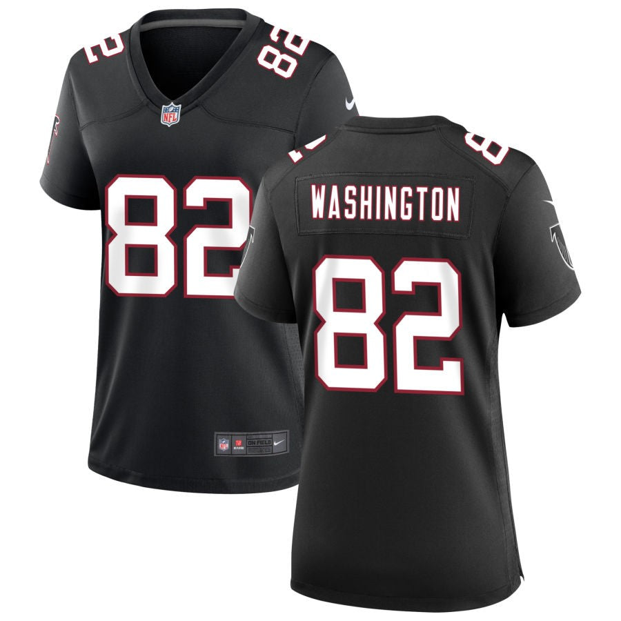 Casey Washington Women's Nike Black Atlanta Falcons Throwback Custom Game Jersey