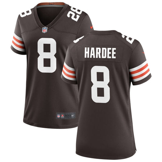 Justin Hardee Women's Nike Cleveland Browns Brown Custom Game Jersey