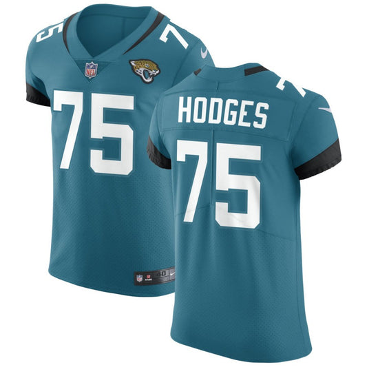 Cooper Hodges Men's Nike Teal Jacksonville Jaguars Vapor Untouchable Elite Custom Jersey