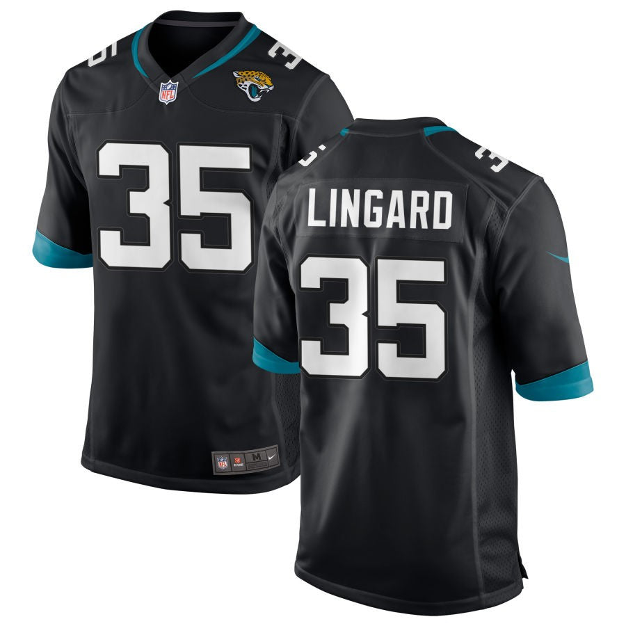 Lorenzo Lingard Men's Nike Black Jacksonville Jaguars Custom Game Jersey