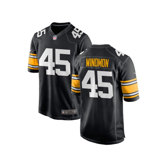 Jacoby Windmon Youth Nike Black Pittsburgh Steelers Alternate Custom Game Jersey