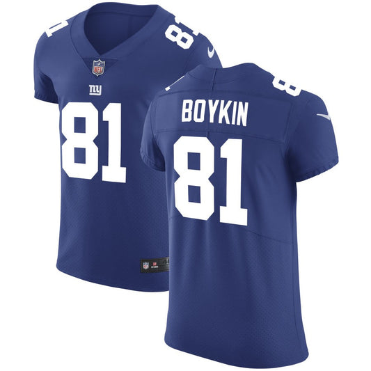 Miles Boykin Men's Nike Royal New York Giants Vapor Untouchable Custom Elite Jersey