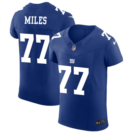 Joshua Miles Men's Nike Royal New York Giants Vapor F.U.S.E. Elite Custom Jersey