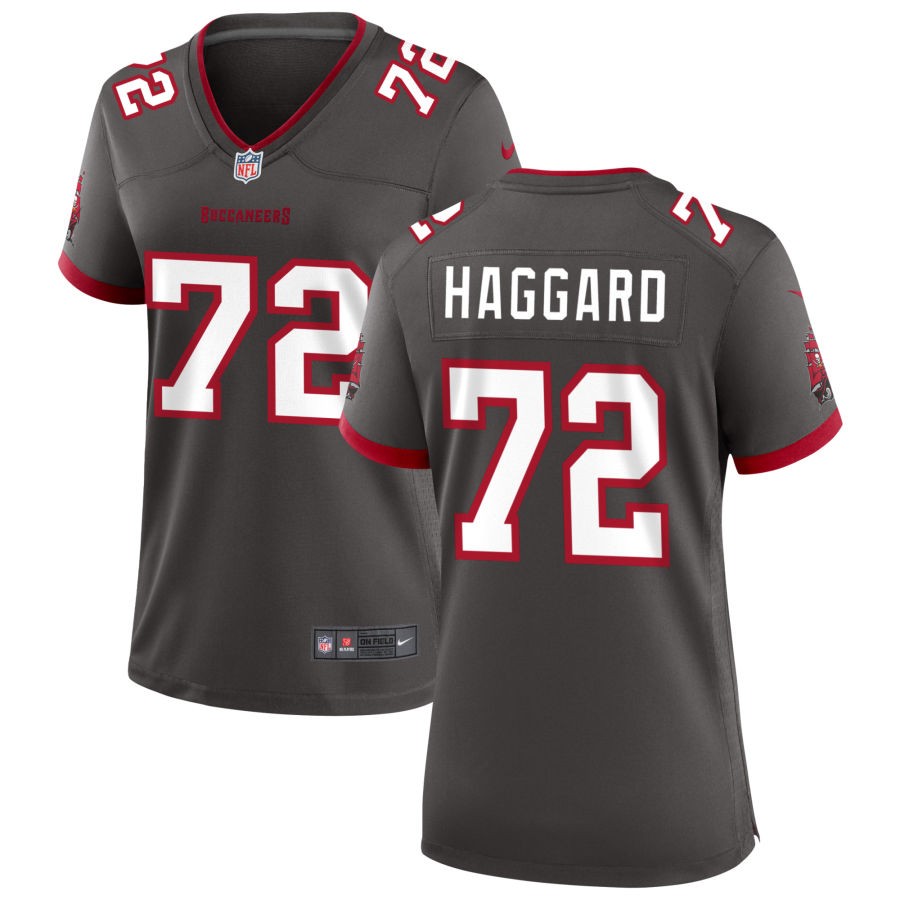 Luke Haggard Women's Nike Pewter Tampa Bay Buccaneers Alternate Custom Game Jersey