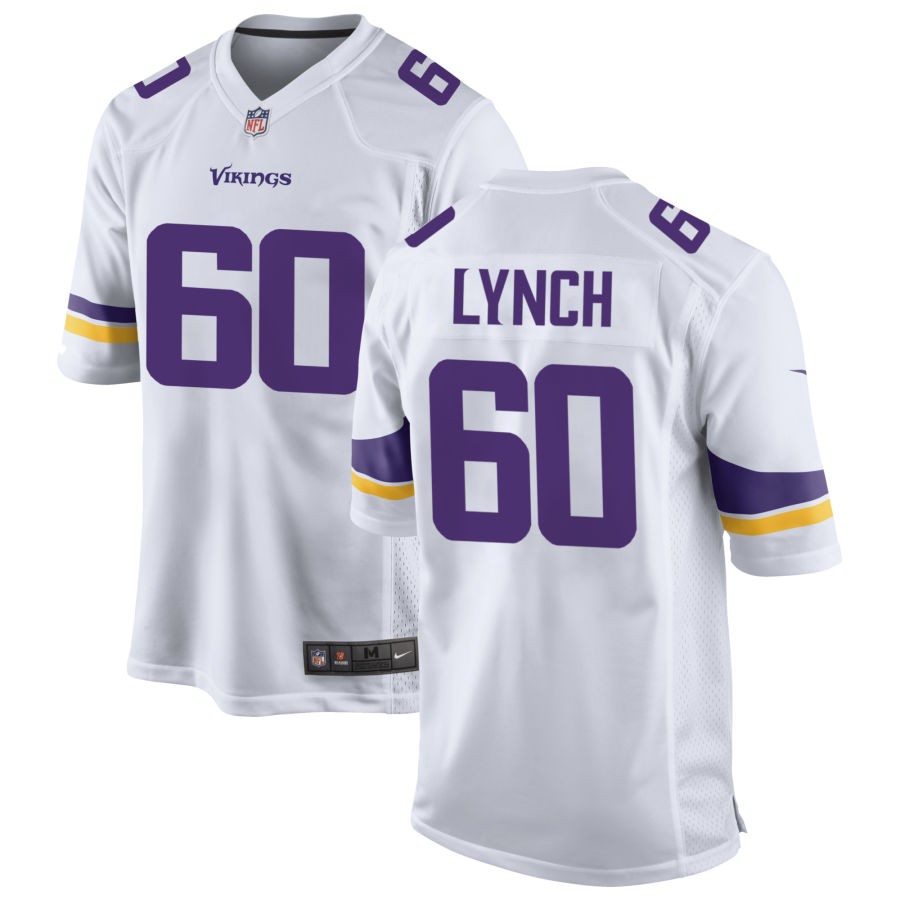 James Lynch Men's Nike White Minnesota Vikings Custom Game Jersey