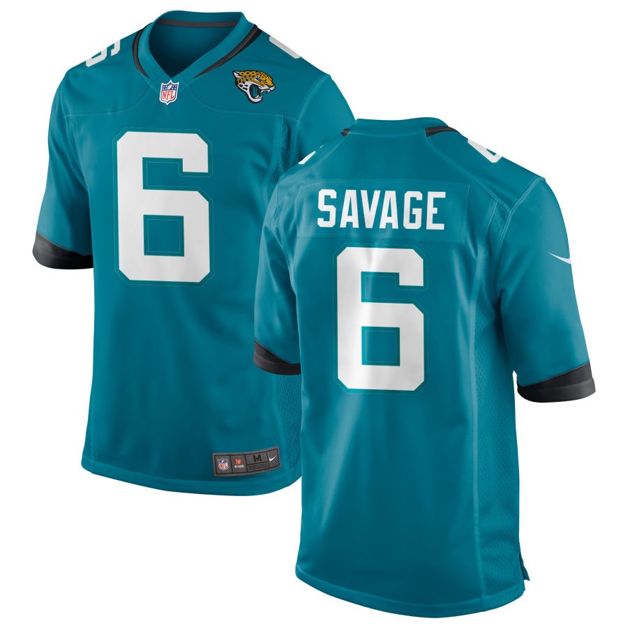 Darnell Savage Youth Nike Teal Jacksonville Jaguars Custom Game Jersey