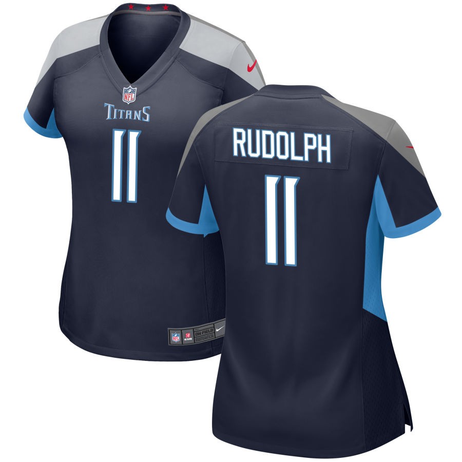 Mason Rudolph Women's Nike Navy Tennessee Titans Custom Game Jersey