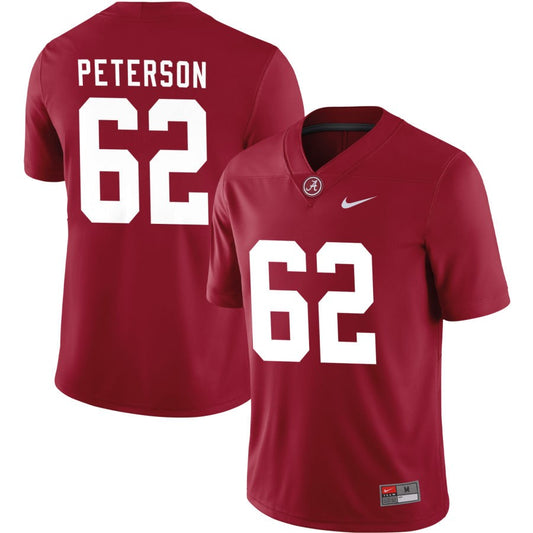 Davis Peterson Men's Nike Crimson Alabama Crimson Tide Pick-A-Player NIL Replica Football Jersey