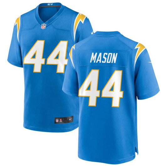 Ben Mason Men's Nike Powder Blue Los Angeles Chargers Custom Game Jersey