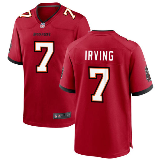 Bucky Irving Men's Nike Tampa Bay Buccaneers Red Custom Game Jersey