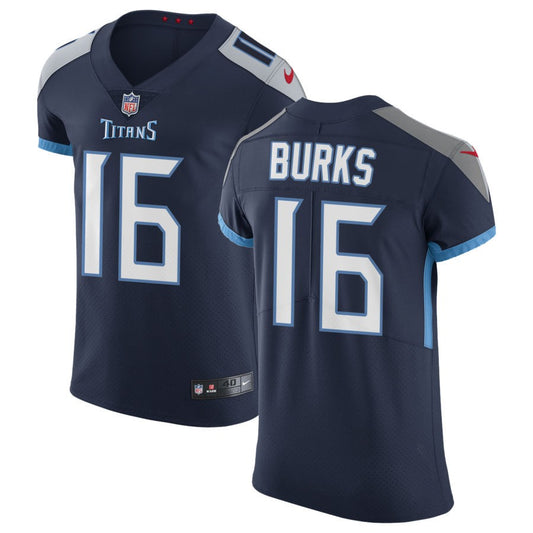 Treylon Burks Men's Nike Navy Tennessee Titans Vapor Untouchable Custom Elite Jersey