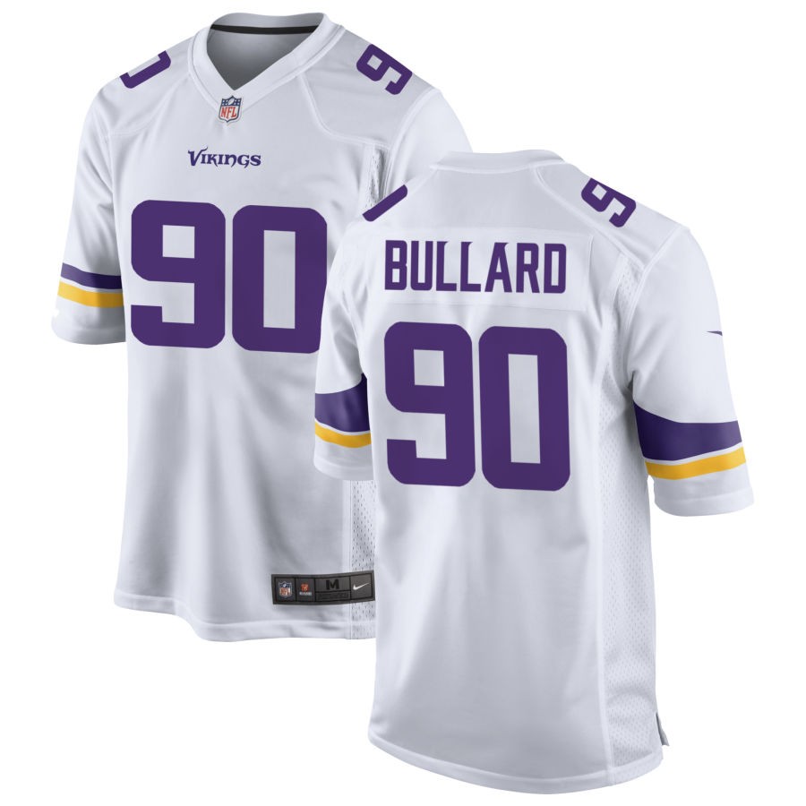 Jonathan Bullard Men's Nike White Minnesota Vikings Custom Game Jersey