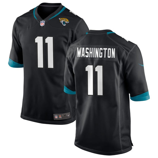 Parker Washington Men's Nike Black Jacksonville Jaguars Custom Game Jersey