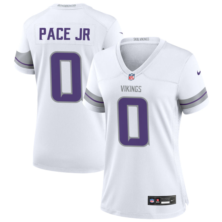 Ivan Pace Jr Women's Nike White Minnesota Vikings Alternate Custom Game Jersey