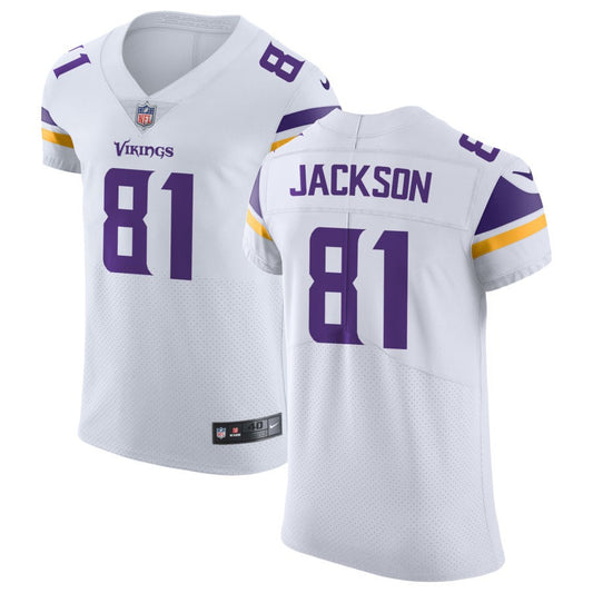 Lucky Jackson Men's Nike White Minnesota Vikings Vapor Untouchable Elite Custom Jersey