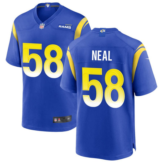 Elias Neal Men's Nike Royal Los Angeles Rams Custom Game Jersey