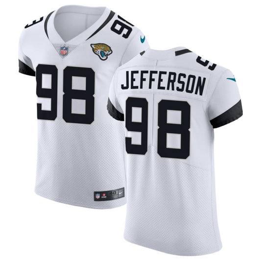 Jordan Jefferson Men's Nike White Jacksonville Jaguars Vapor Untouchable Elite Custom Jersey