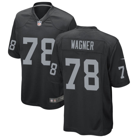 Dalton Wagner Youth Nike Las Vegas Raiders Black Custom Game Jersey