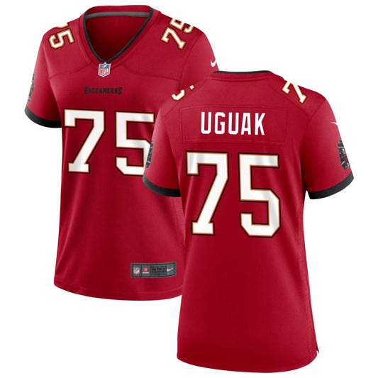 Lwal Uguak Women's Nike Tampa Bay Buccaneers Red Custom Game Jersey