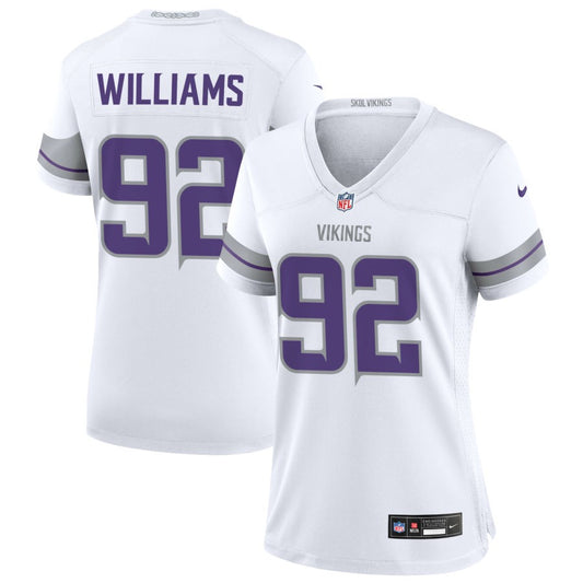 Jonah Williams Women's Nike White Minnesota Vikings Alternate Custom Game Jersey