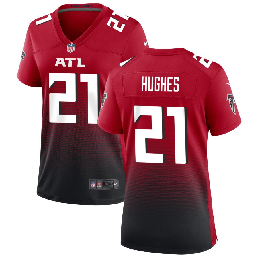 Mike Hughes Women's Nike Red Atlanta Falcons Alternate Custom Game Jersey