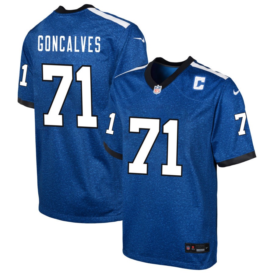 Matt Goncalves Youth Nike  Blue Indianapolis Colts Indiana Nights Alternate Custom Game Jersey