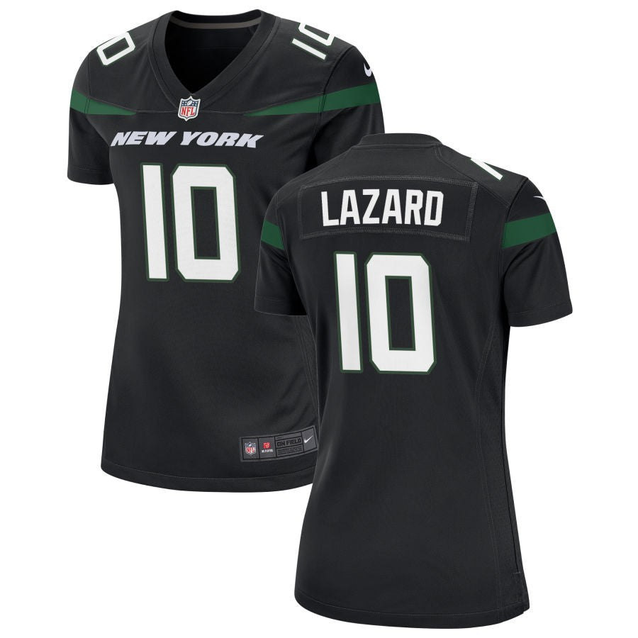 Allen Lazard Women's Nike Stealth Black New York Jets Alternate Custom Game Jersey