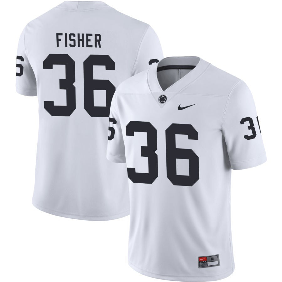 Zuriah Fisher Men's Nike White Penn State Nittany Lions Pick-A-Player NIL Replica Football Jersey