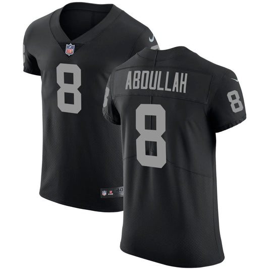 Ameer Abdullah Men's Nike Black Las Vegas Raiders Vapor Untouchable Custom Elite Jersey