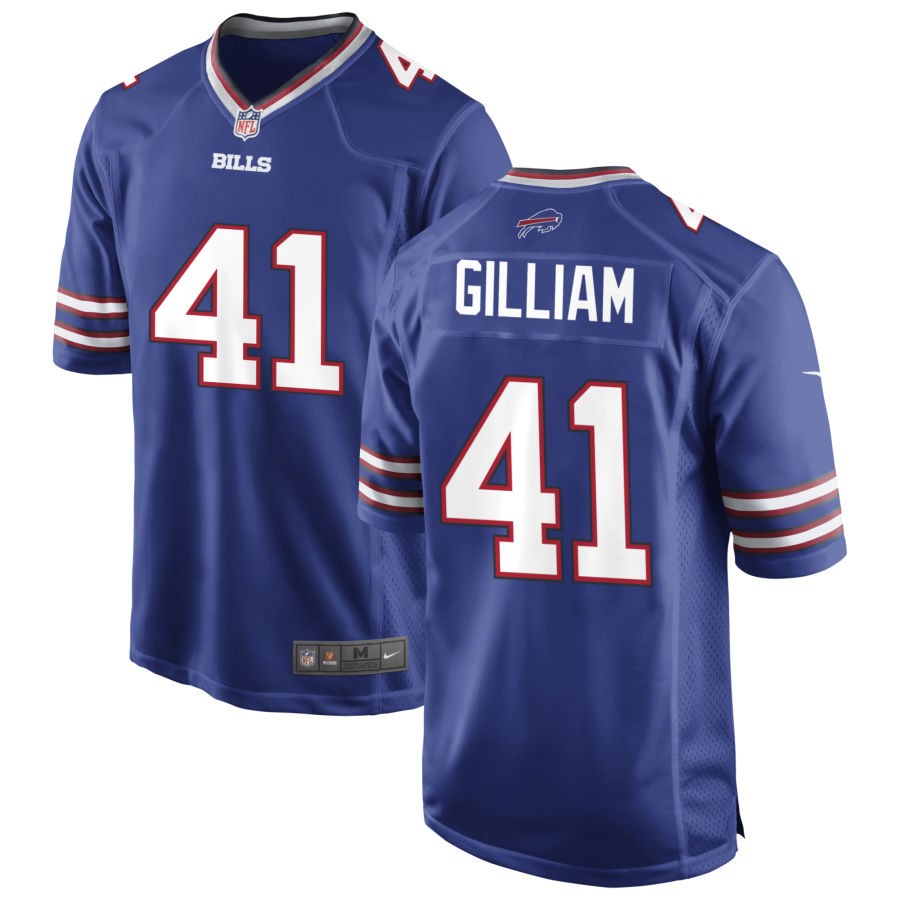 Reggie Gilliam Men's Nike Royal Buffalo Bills Custom Game Jersey