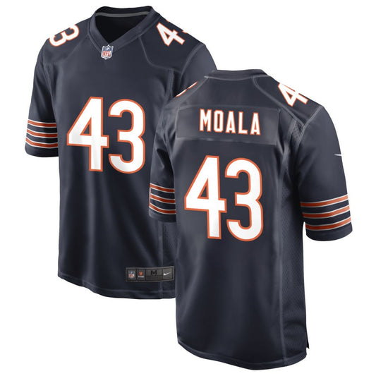 Paul Moala Men's Nike Navy Chicago Bears Custom Game Jersey