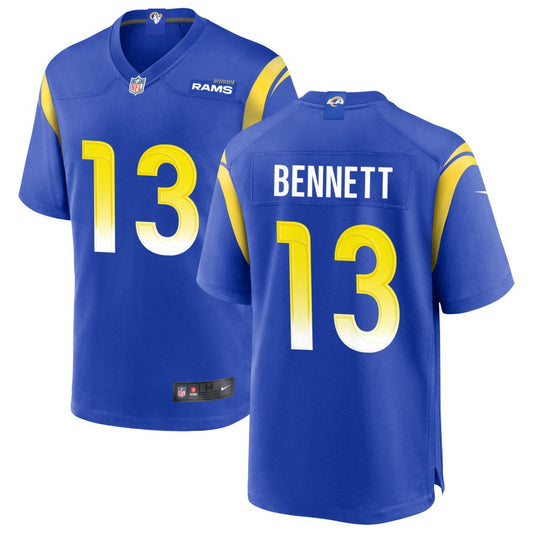 Stetson Bennett Men's Nike Royal Los Angeles Rams Custom Game Jersey