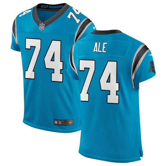 Ulumoo Ale Men's Nike Blue Carolina Panthers Classic Elite Custom Jersey