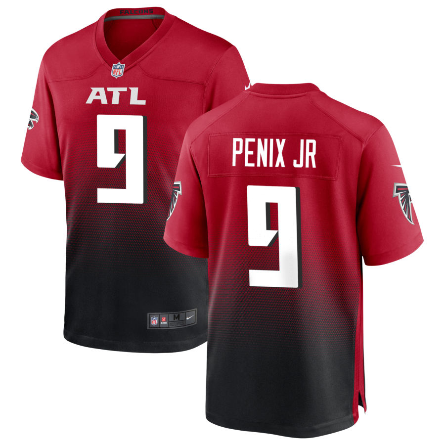 Michael Penix Jr Men's Nike Red Atlanta Falcons Alternate Custom Game Jersey