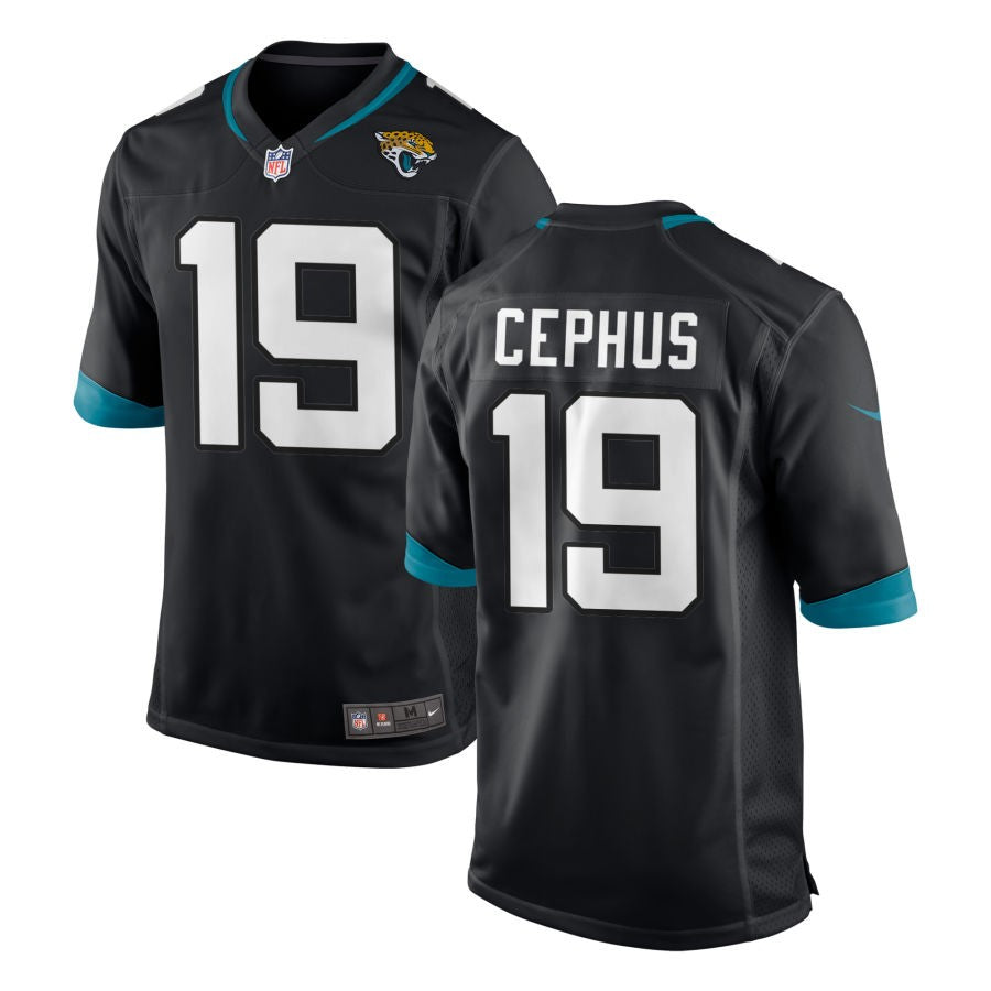 Joshua Cephus Youth Nike Black Jacksonville Jaguars Custom Team Color Game Jersey