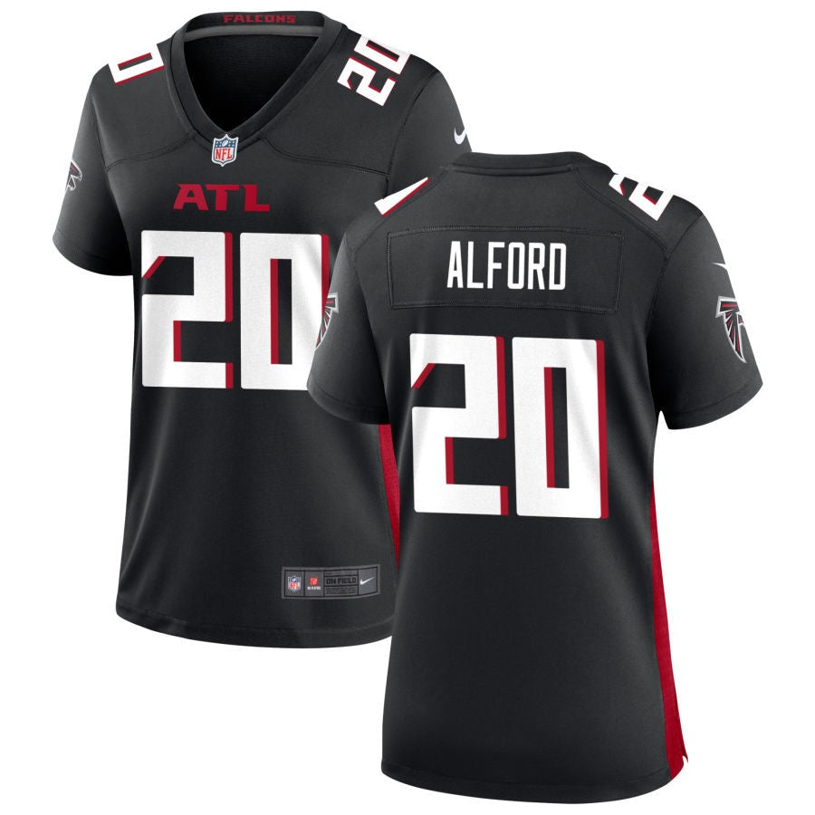 Dee Alford Women's Nike Atlanta Falcons Black Custom Game Jersey