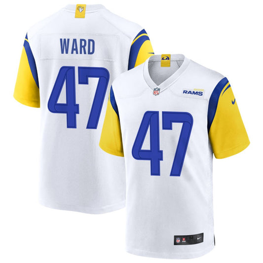 Alex Ward Men's Nike White Los Angeles Rams Alternate Custom Jersey