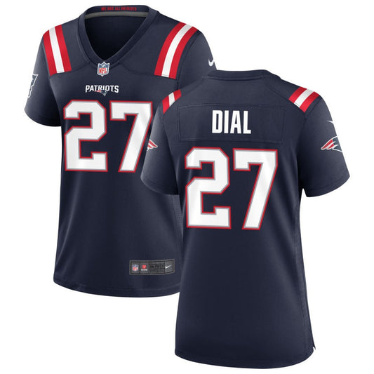 Marcellas Dial Women's Nike Navy New England Patriots Custom Game Jersey