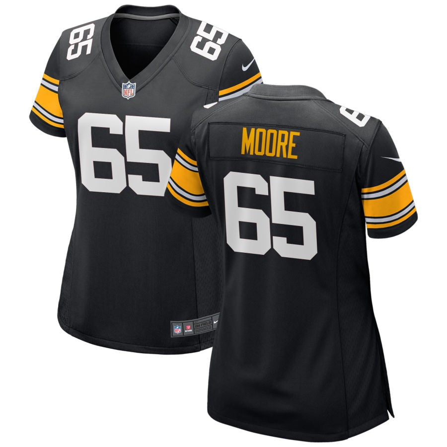 Dan Moore Women's Nike Black Pittsburgh Steelers Alternate Custom Game Jersey